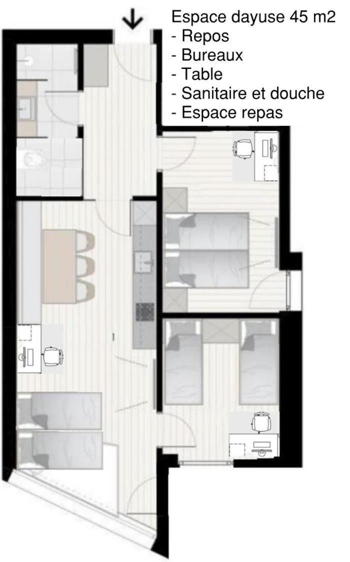 Chati-Bourg Citea Express Dayuse - Suite 3 Pieces W -- 25 Min Paris Montparnasse -- 15 Min Velizy Chatillon  Luaran gambar